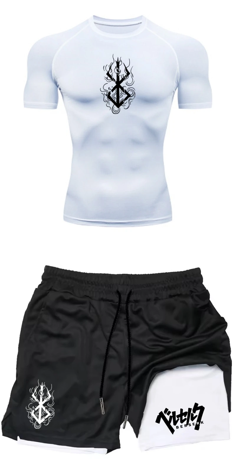Compression Shorts Athletes - Zomer Gym Fitness Trainingsset voor Heren