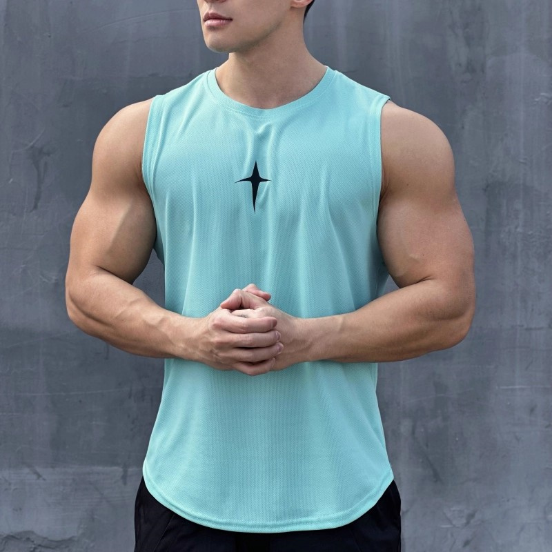 Undershirt Crew Neck - zomer Mouwloos vest outdoor casual sporttanktop