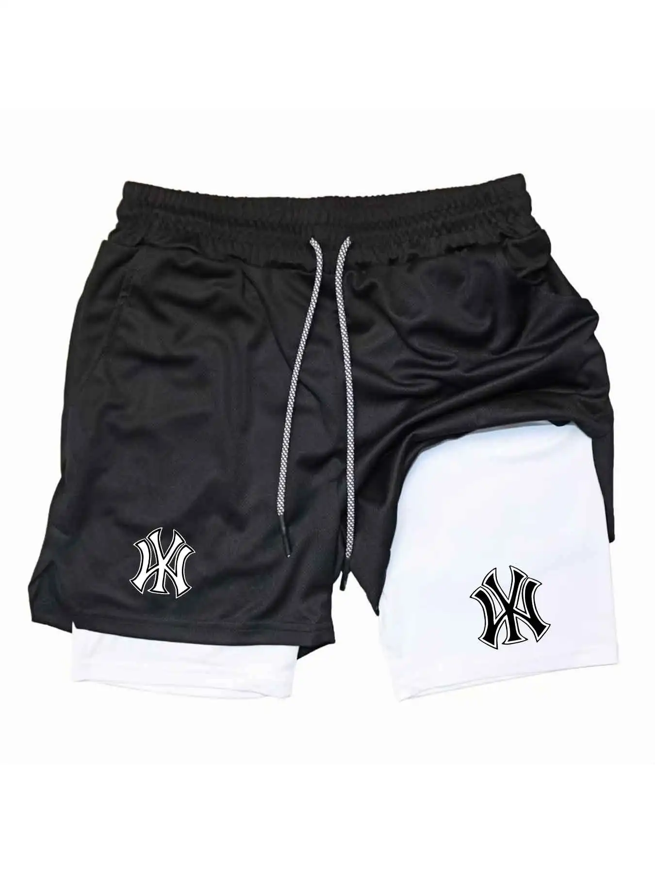 Herenshorts 2-in-1 met logo pr - Compression Shorts Athletes recensie en prijs